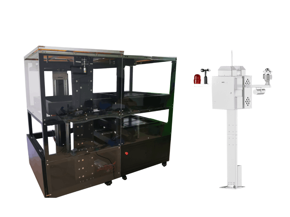 R80 robot dock with t3 weather station
