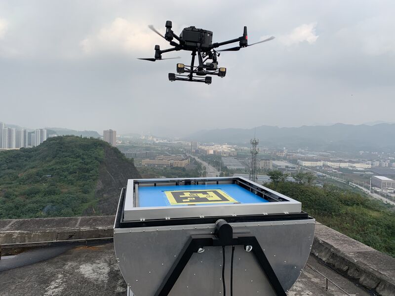 heisha drone docking station for inspection