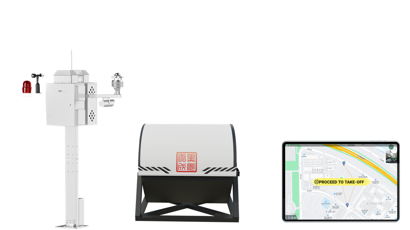EMARGENCY RESPONSE SOLUTION - HEISHA robot charging station HEISHA DNEST4 REMORTE DRONE OPERATION SOLUTION