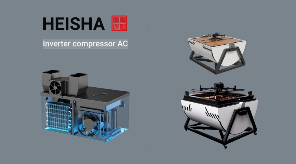 HEISHA-inverter-compressor-ac - HEISHA robot charging station HEISHA inverter compressor ac