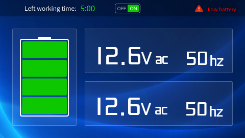 DBox-UPS-battery-screen-en - HEISHA robot charging station