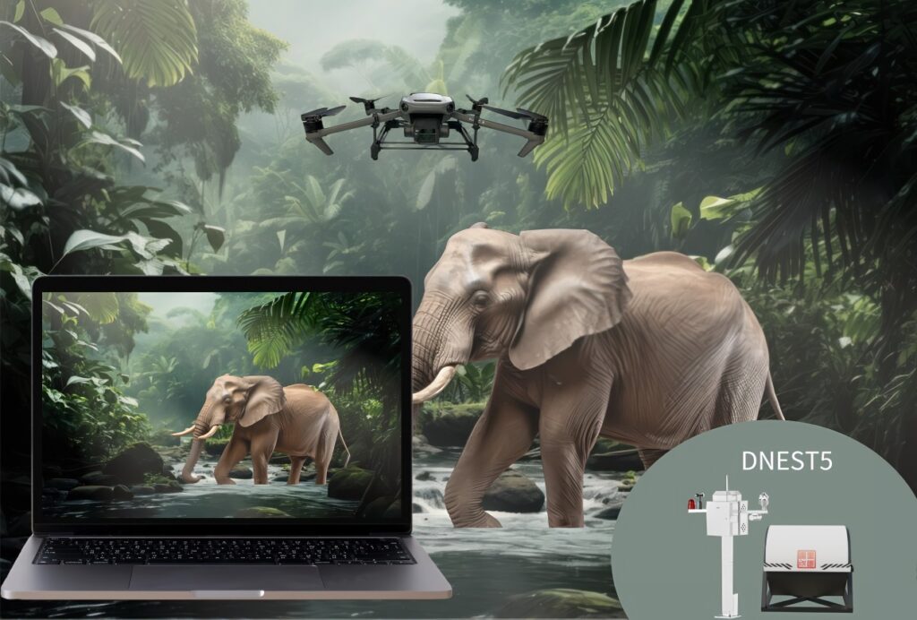 DNEST5-drone-dock-for-wildlife-conversation-2 - HEISHA robot charging station Free DNEST5 autonomous drone solution for non-profit wildlife conservation