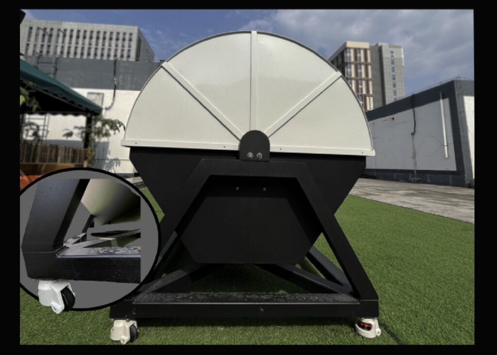 wheel design drone dock