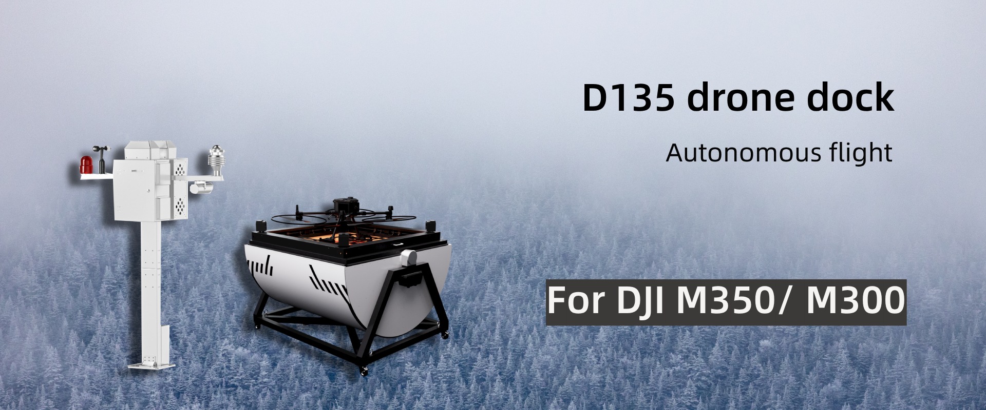 D135 autonomoud drone dock banner-new