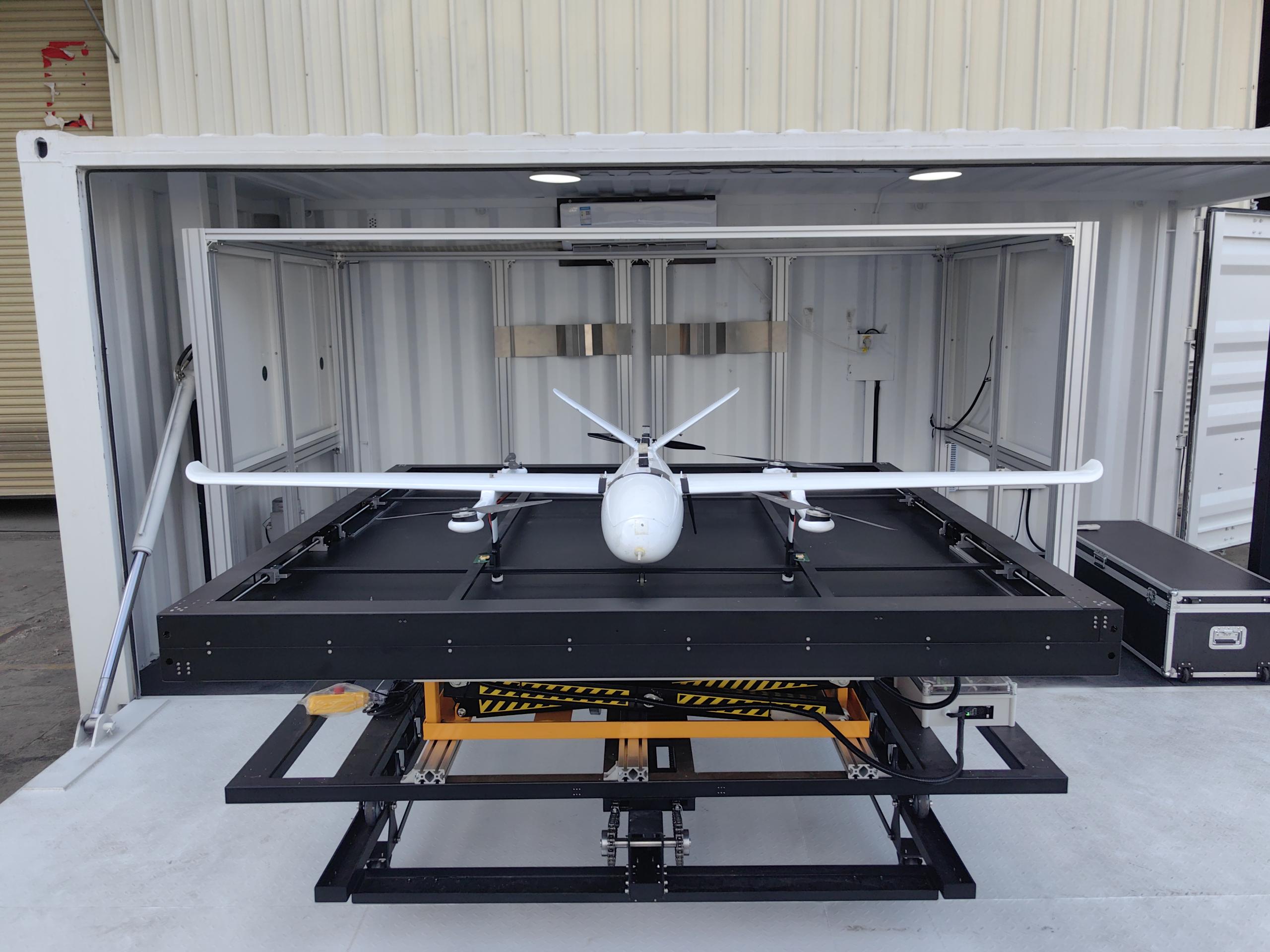 VTOL drone charging station - HEISHA robot charging station VTOL drone charging station