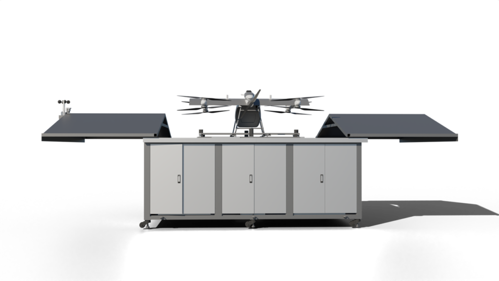 HEISHA D220 cargo drone dock - HEISHA robot charging station HEISHA D220 cargo drone dock