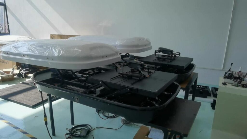 bulk of delivery HEISHA DCAP - HEISHA robot charging station HEISHA DCAP --CAR-MOUNTED DRONE DOCK