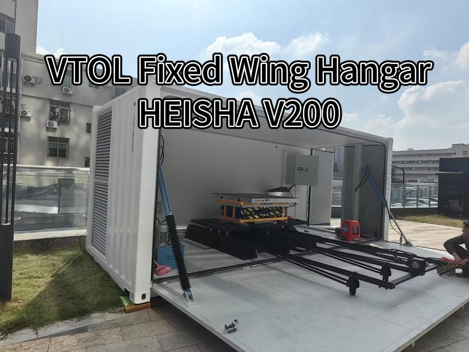 Delivery of V200 Hangar for VTOL Fixed Wing