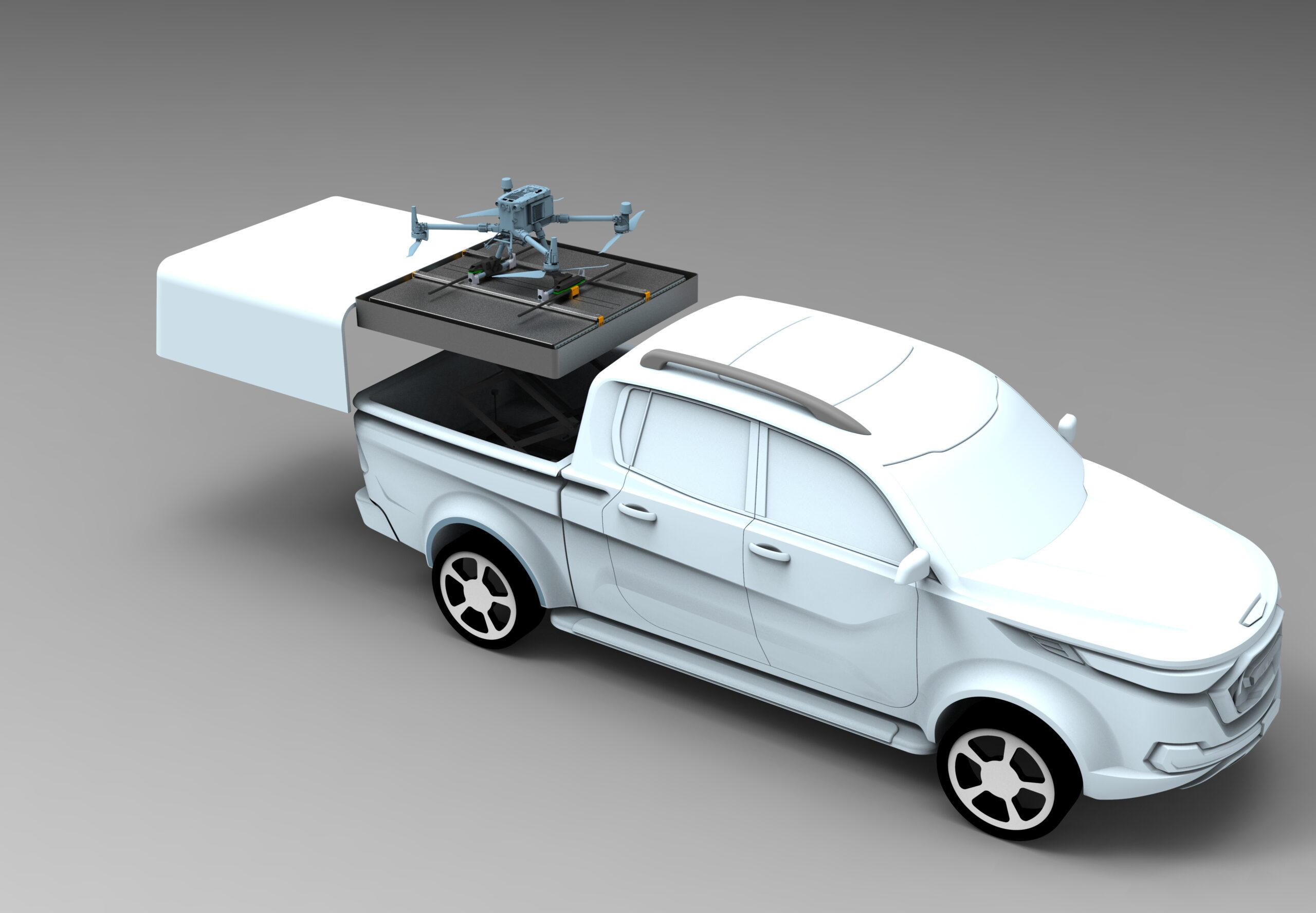 Groundbreaking Drone dock Kit for Special Vehicle Modifications Launched