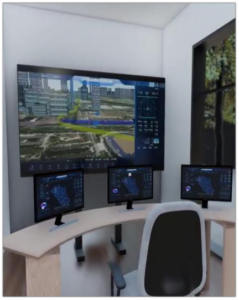 dispatching of automous drone - HEISHA robot charging station