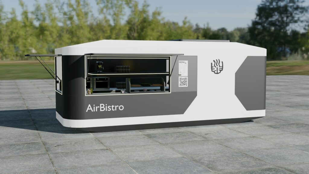T60 low-altitude mobile canteen - HEISHA robot charging station T60 low-altitude mobile canteen