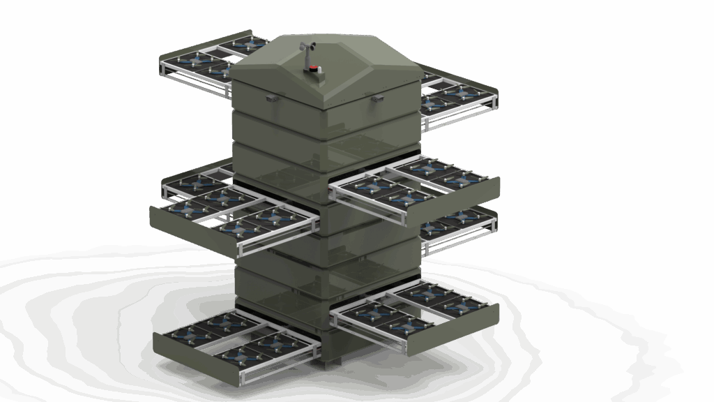 HEISHA AI-PWERED drone defense tower