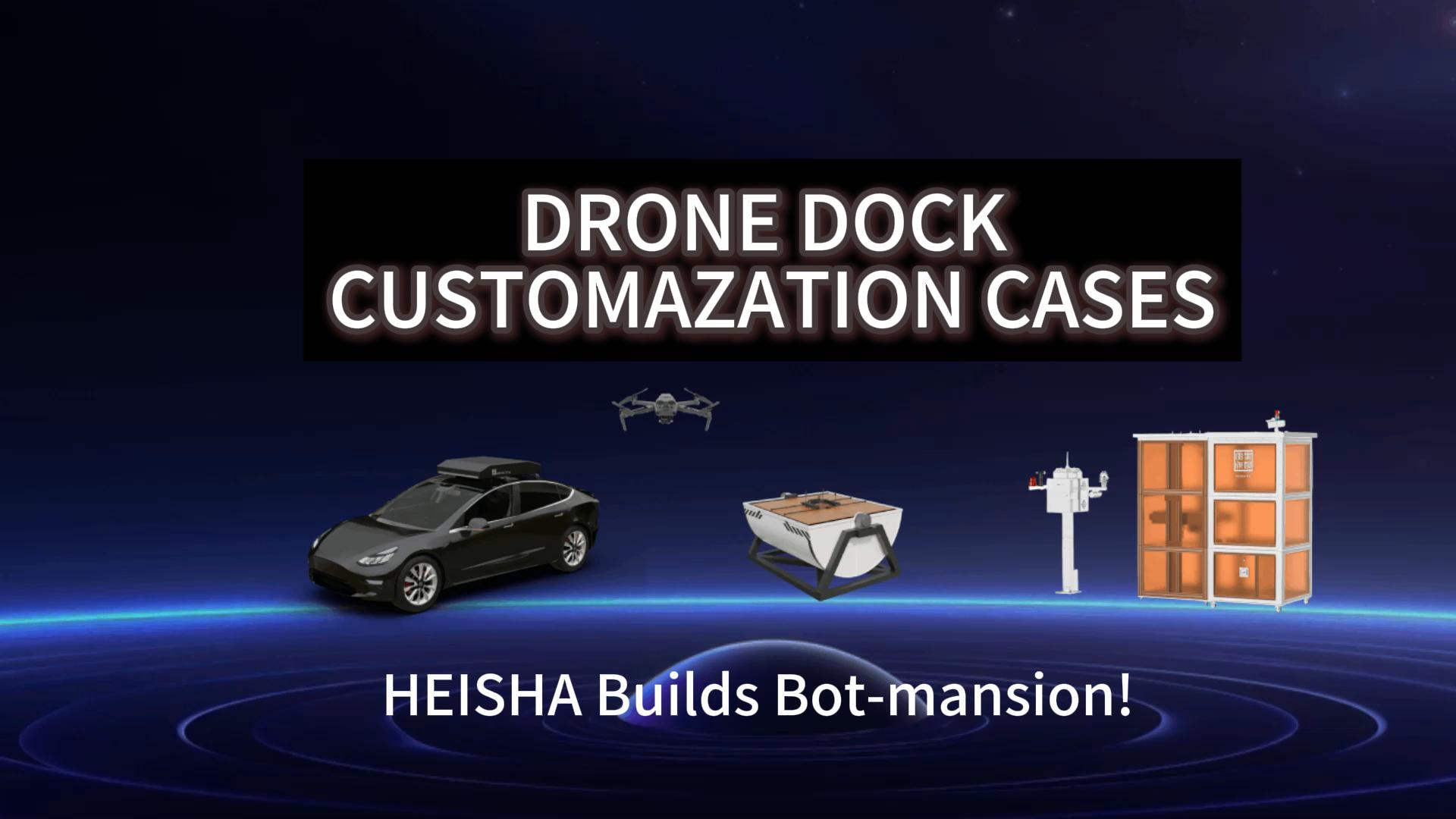 open-source drone docks - HEISHA robot charging station HEISHA Builds bot-mansion