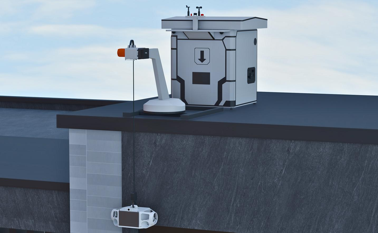 HEISHA T210 Drone dock - HEISHA robot charging station HEISHA Logistic drone dock for DJI M400