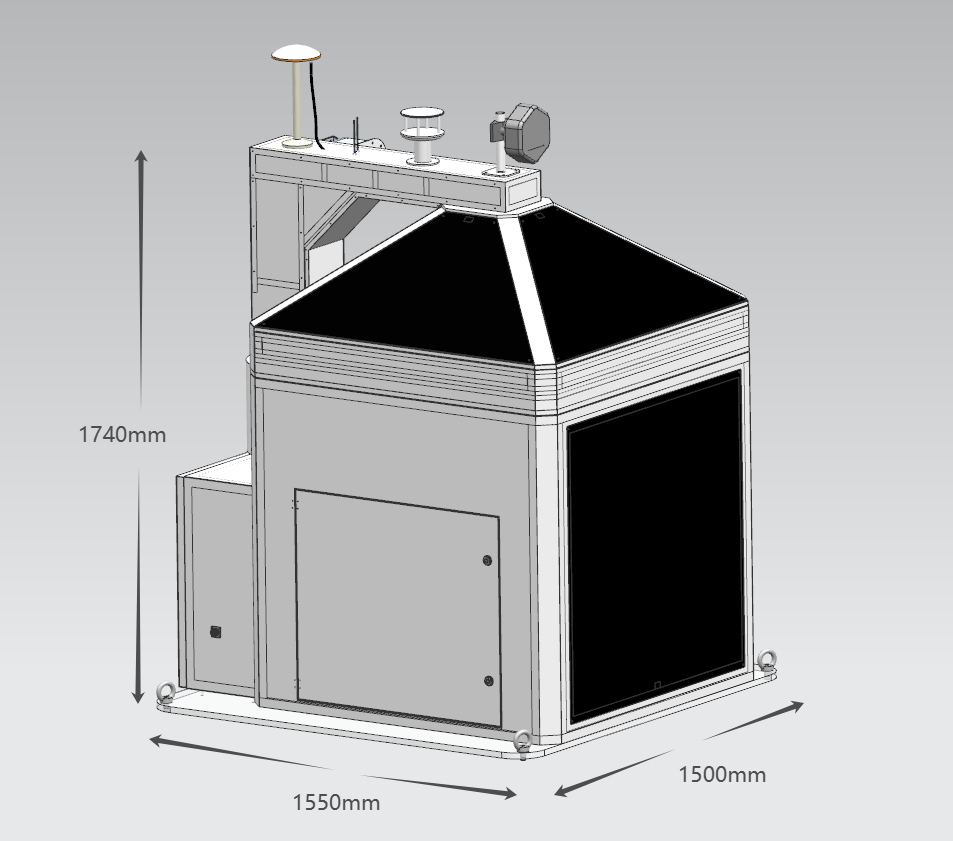 HEISHA D90 DRONE DOCK DEMENSIONS