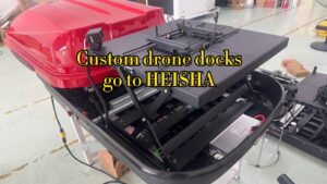 HEISHA custom drone dock, VTOL dock and vehicle-mounted drone dock for smart city UAV deployment